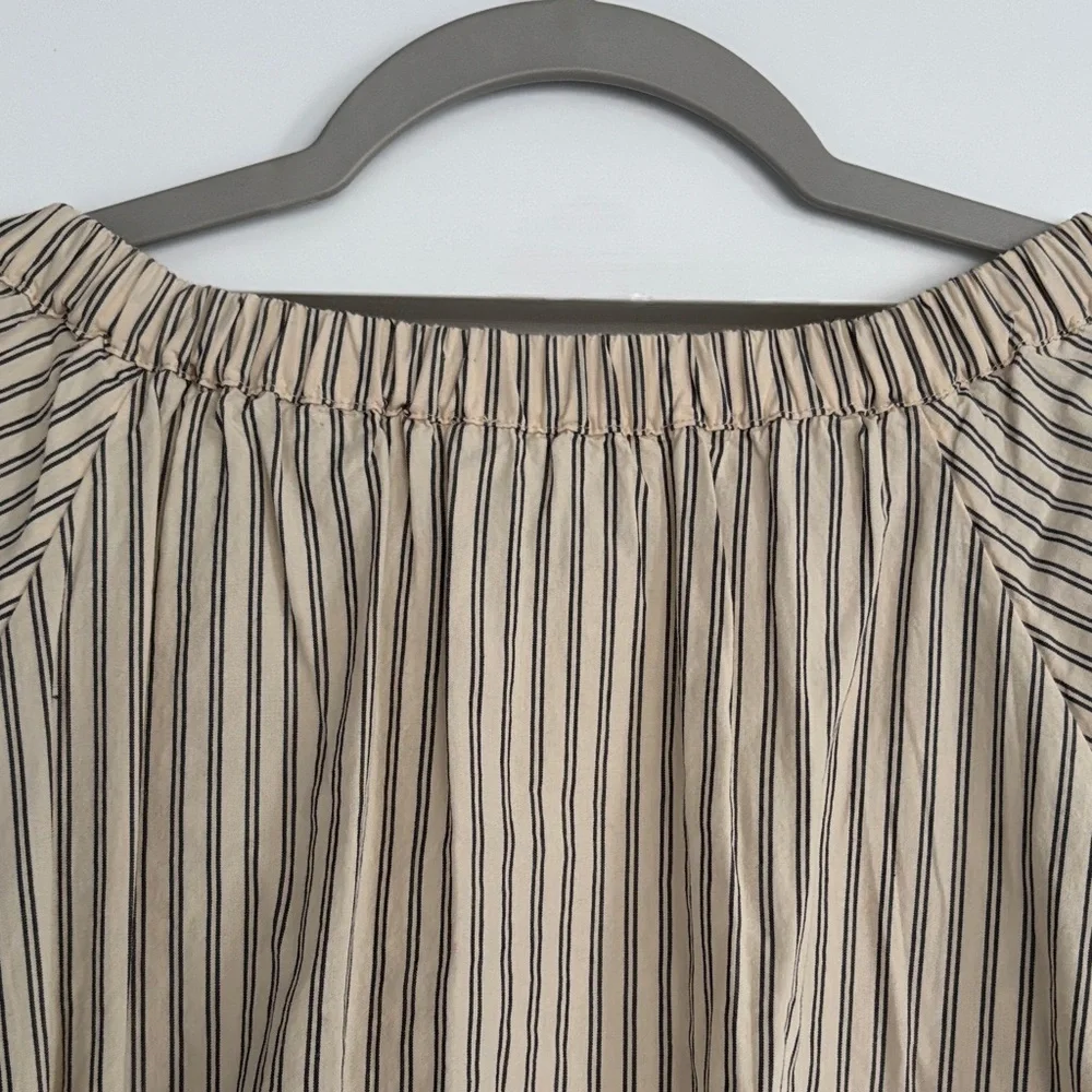 Free People Beige Striped Crop Top - Picture 8 of 10